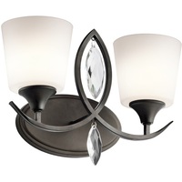 Bathroom Lighting (2 Bulbs) 14-3/4" Width Bathroom Lighting (2 Bulbs) 14-3/4" Width