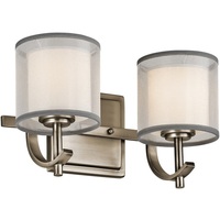 Bathroom Lighting (2 Bulbs) 12-1/2" Width Bathroom Lighting (2 Bulbs) 12-1/2" Width