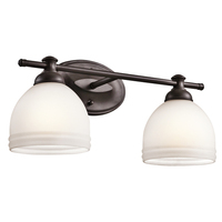 Bathroom Lighting (2 Bulbs) 16" Width Bathroom Lighting (2 Bulbs) 16" Width