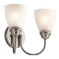 Bathroom Lighting (2 Bulbs) 13" Width Bathroom Lighting (2 Bulbs) 13" Width
