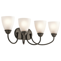 Bathroom Lighting (4 or more bulbs) 28" Width Bathroom Lighting (4 or more bulbs) 28" Width