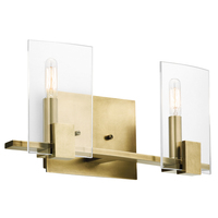 Bathroom Lighting (2 Bulbs) 16" Width Bathroom Lighting (2 Bulbs) 16" Width