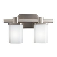 Bathroom Lighting (2 Bulbs) 15-1/4" Width Bathroom Lighting (2 Bulbs) 15-1/4" Width
