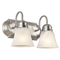 Bathroom Lighting (2 Bulbs) 12" Width Bathroom Lighting (2 Bulbs) 12" Width