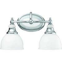 Bathroom Lighting (2 Bulbs) 14-1/2" Width Bathroom Lighting (2 Bulbs) 14-1/2" Width