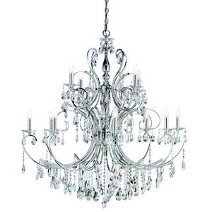 KK1014CH Marcalina Large Foyer Chandelier Chandelier - Chrome KK1014CH Marcalina Large Foyer Chandelier Chandelier - Chrome