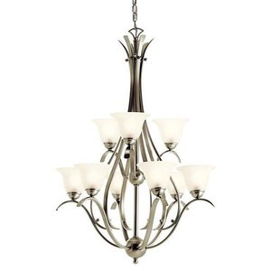 KK10420NI Dover Large Foyer Chandelier Chandelier - Brushed Nickel KK10420NI Dover Large Foyer Chandelier Chandelier - Brushed Nickel