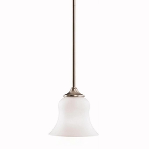 KK10743NI Wedgeport Mini-Pendant Pendant Light - Brushed Nickel KK10743NI Wedgeport Mini-Pendant Pendant Light - Brushed Nickel