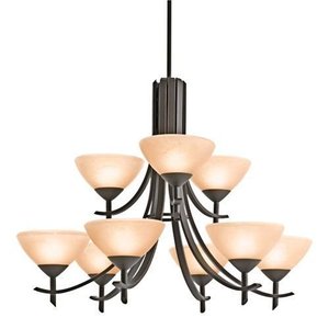 KK10777OZ Olympia Large Foyer Chandelier Chandelier - Olde Bronze KK10777OZ Olympia Large Foyer Chandelier Chandelier - Olde Bronze