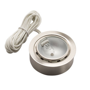 KK12501NI Bright Disc Under Cabinet Lighting Cabinet Lighting - Brushed Nickel KK12501NI Bright Disc Under Cabinet Lighting Cabinet Lighting - Brushed Nickel