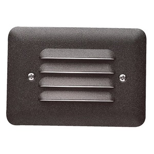 KK15072AZT Louvered Step Light Louvered Hallway Step Light - Textured Architectural Bronze KK15072AZT Louvered Step Light Louvered Hallway Step Light - Textured Architectural Bronze