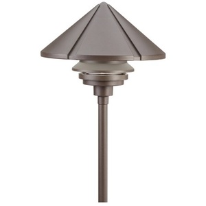 KK15211AZT One Tier Path Lighting Landscape Light - Textured Architectural Bronze KK15211AZT One Tier Path Lighting Landscape Light - Textured Architectural Bronze