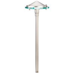 KK15317BN Glass & Metal Path Lighting Landscape Light - Brushed Nickel KK15317BN Glass & Metal Path Lighting Landscape Light - Brushed Nickel