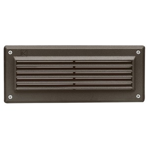 KK15773AZT LED Path Louvered Hallway Step Light - Textured Architectural Bronze KK15773AZT LED Path Louvered Hallway Step Light - Textured Architectural Bronze