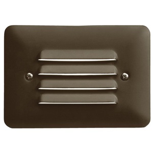 KK15782BBR LED Path Louvered Hallway Step Light - Bronzed Brass KK15782BBR LED Path Louvered Hallway Step Light - Bronzed Brass