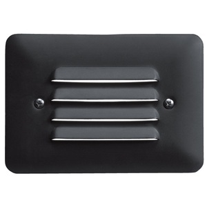 KK15782BKT LED Path Louvered Hallway Step Light - Textured Black KK15782BKT LED Path Louvered Hallway Step Light - Textured Black