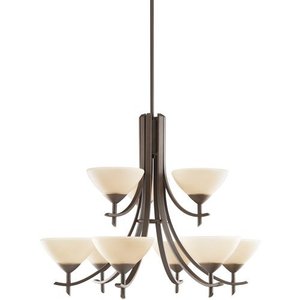 KK1680OZ Olympia Mid Sized Chandelier Chandelier - Olde Bronze / Sunset Marble KK1680OZ Olympia Mid Sized Chandelier Chandelier - Olde Bronze / Sunset Marble