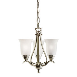KK1731NI Dover Mini Chandelier - Brushed Nickel KK1731NI Dover Mini Chandelier - Brushed Nickel