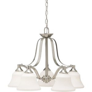 KK1782NI Langford Mid Sized Chandelier Chandelier - Brushed Nickel KK1782NI Langford Mid Sized Chandelier Chandelier - Brushed Nickel