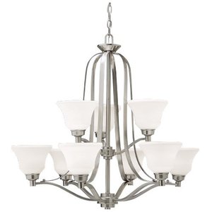 KK1784NI Langford Large Foyer Chandelier Chandelier - Brushed Nickel KK1784NI Langford Large Foyer Chandelier Chandelier - Brushed Nickel