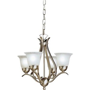 KK2019NI Dover Mini Chandelier - Brushed Nickel KK2019NI Dover Mini Chandelier - Brushed Nickel