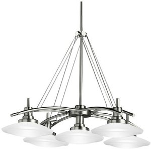 KK2055NI Structures Mid Sized Chandelier Chandelier - Brushed Nickel KK2055NI Structures Mid Sized Chandelier Chandelier - Brushed Nickel