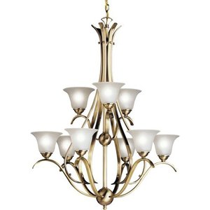 KK2520AB Dover Large Foyer Chandelier Chandelier - Antique Brass KK2520AB Dover Large Foyer Chandelier Chandelier - Antique Brass