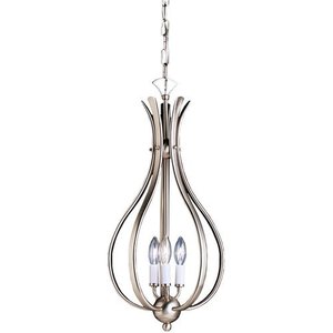 KK2531NI Dover Entrance / Foyer Pendant Light - Brushed Nickel KK2531NI Dover Entrance / Foyer Pendant Light - Brushed Nickel