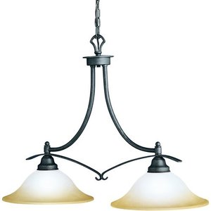 KK2944DBK Pomeroy Linear Pendant Pendant Light - Distressed Black KK2944DBK Pomeroy Linear Pendant Pendant Light - Distressed Black