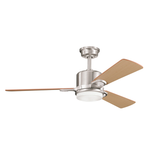 KK300017BSS Celino Medium Fan (42'' to 51'') Ceiling Fan - Brushed Stainless Steel / Light Oak KK300017BSS Celino Medium Fan (42'' to 51'') Ceiling Fan - Brushed Stainless Steel / Light Oak