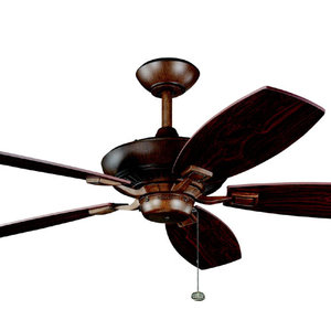 KK300117AWD Canfield Large Fan (52'' to 59'') Ceiling Fan - Antique Wood / Teak KK300117AWD Canfield Large Fan (52'' to 59'') Ceiling Fan - Antique Wood / Teak