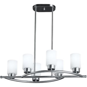 KK3031NI Modena Linear Pendant Pendant Light - Brushed Nickel KK3031NI Modena Linear Pendant Pendant Light - Brushed Nickel
