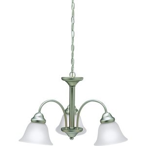 KK3293NI Wynberg Mini Chandelier - Brushed Nickel / Frosted KK3293NI Wynberg Mini Chandelier - Brushed Nickel / Frosted