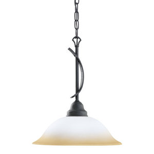 KK3346DBK Pomeroy Down Light Pendant Light - Distressed Black KK3346DBK Pomeroy Down Light Pendant Light - Distressed Black