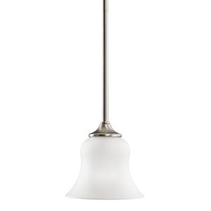 KK3584NI Wedgeport Mini-Pendant Pendant Light - Brushed Nickel KK3584NI Wedgeport Mini-Pendant Pendant Light - Brushed Nickel