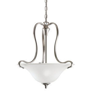 KK3585NI Wedgeport Up Light Pendant Light - Brushed Nickel KK3585NI Wedgeport Up Light Pendant Light - Brushed Nickel