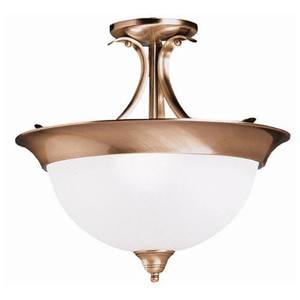KK3623AB Dover Semi Flush Mount Ceiling Light - Antique Brass KK3623AB Dover Semi Flush Mount Ceiling Light - Antique Brass