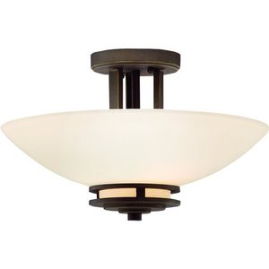 KK3674OZ Hendrik Semi Flush Mount Ceiling Light - Olde Bronze KK3674OZ Hendrik Semi Flush Mount Ceiling Light - Olde Bronze