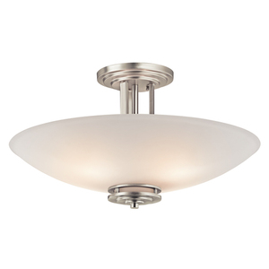 KK3677NI Hendrik Semi Flush Mount Ceiling Light - Brushed Nickel KK3677NI Hendrik Semi Flush Mount Ceiling Light - Brushed Nickel