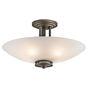 KK3677OZ Hendrik Semi Flush Mount Ceiling Light - Olde Bronze KK3677OZ Hendrik Semi Flush Mount Ceiling Light - Olde Bronze