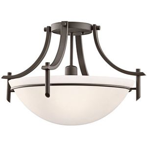 KK3678OZW Olympia Semi Flush Mount Ceiling Light - Olde Bronze KK3678OZW Olympia Semi Flush Mount Ceiling Light - Olde Bronze