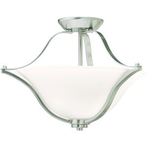 KK3681NI Langford Semi Flush Mount Ceiling Light - Brushed Nickel KK3681NI Langford Semi Flush Mount Ceiling Light - Brushed Nickel