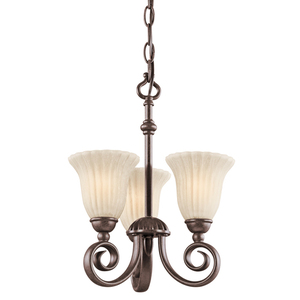 KK3728TZ Willowmore Mini Chandelier - Tannery Bronze KK3728TZ Willowmore Mini Chandelier - Tannery Bronze