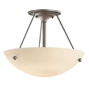 KK3752OZFL Builder Semi Flush Mount Ceiling Light - Olde Bronze KK3752OZFL Builder Semi Flush Mount Ceiling Light - Olde Bronze
