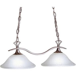KK3802NI Dover Linear Pendant Pendant Light - Brushed Nickel / Etched Seedy KK3802NI Dover Linear Pendant Pendant Light - Brushed Nickel / Etched Seedy