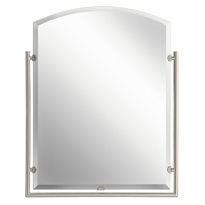 KK41056NI Structures Unique Shape Mirror - Brushed Nickel KK41056NI Structures Unique Shape Mirror - Brushed Nickel