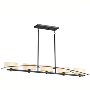 KK42018BK Suspension Linear Pendant Pendant Light - Black (Painted) KK42018BK Suspension Linear Pendant Pendant Light - Black (Painted)