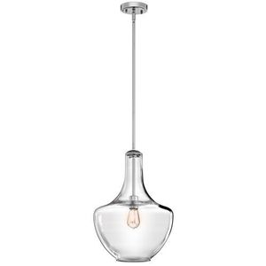 KK42046CH Everly Entrance / Foyer Pendant Light - Chrome KK42046CH Everly Entrance / Foyer Pendant Light - Chrome
