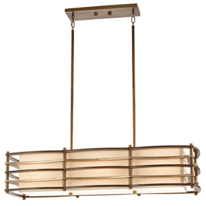 KK42061CMZ Moxie Linear Pendant Pendant Light - Cambridge Bronze KK42061CMZ Moxie Linear Pendant Pendant Light - Cambridge Bronze