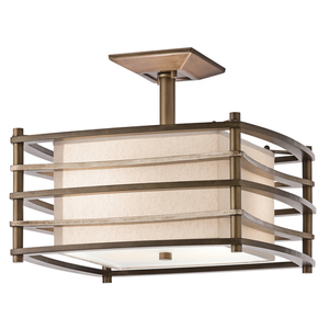 KK42097CMZ Moxie Semi Flush Mount Ceiling Light - Cambridge Bronze KK42097CMZ Moxie Semi Flush Mount Ceiling Light - Cambridge Bronze
